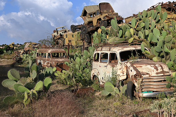 QUARTA CLASS
IMAGO CLUB GIANNA MIROSSI
9 - Come la natura copre Tankgraveyard
Un deposito che raccoglie i resti accatastati di veicoli militari, memorie della lunga guerra tra Eritrea ed Etiopia. Queste reliquie arrugginite, simbolo della stupidit e dell