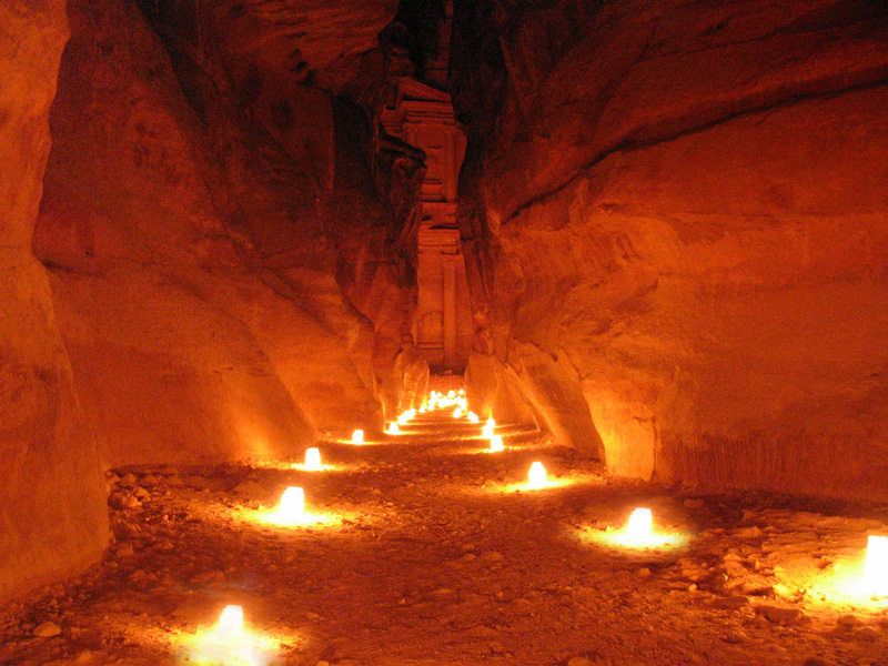 Giordania - Petra by night