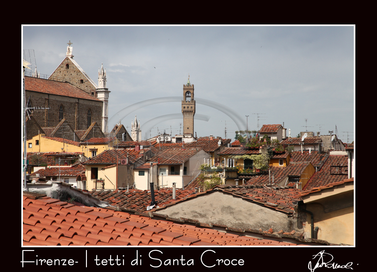 Firenze - I tetti di Santa Croce 