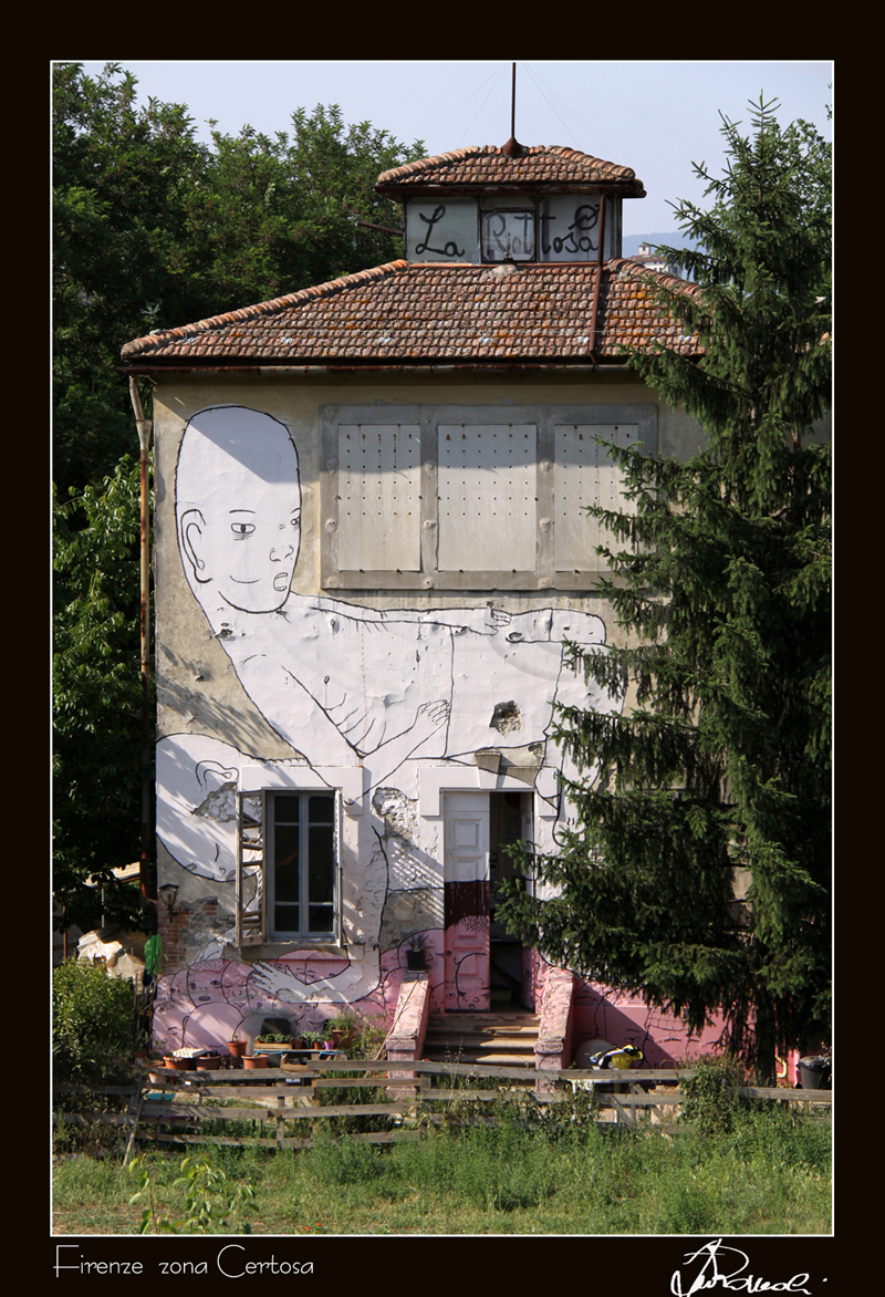 Firenze -
Murales abitazione  su strada Certosa 